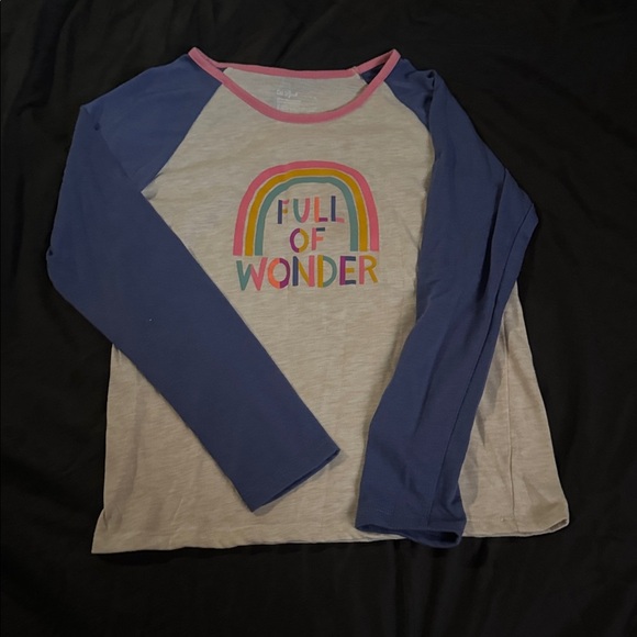 Cat & Jack Other - Cat & Jack Blue and Pink Long Sleeve Shirt